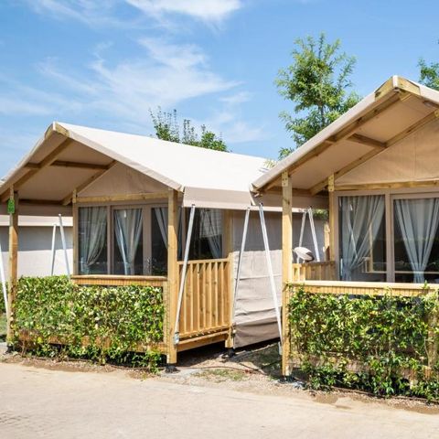 CANVAS AND WOOD TENT 2 people - SAFARI TENT