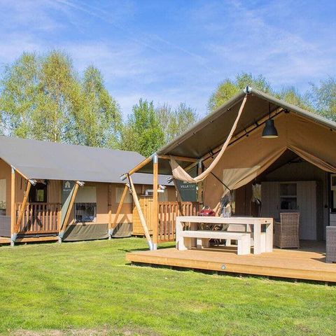 CANVAS AND WOOD TENT 6 people - Nomad