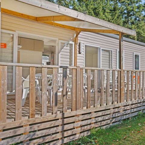 MOBILE HOME 6 people - Comfort | 3 Bedrooms | 6 Sleeps | Semi-covered terrace | 1 Bathroom | Air-conditioning