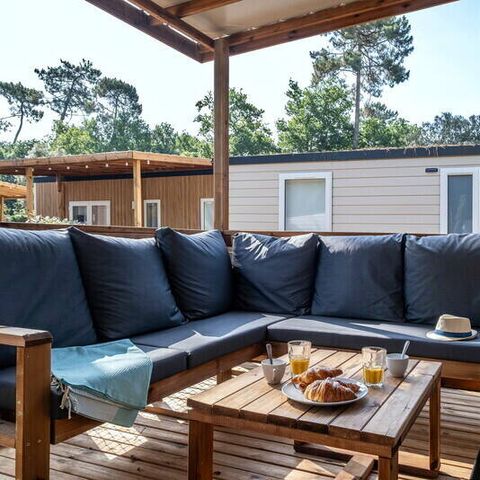 MOBILE HOME 6 people - Mobile-home | Comfort | 3 Bedrooms | 6 Pers. | Terrace Lounge | Clim.