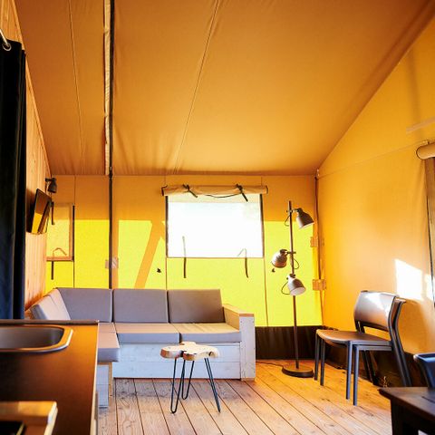 CANVAS AND WOOD TENT 6 people - Waterfront luxury