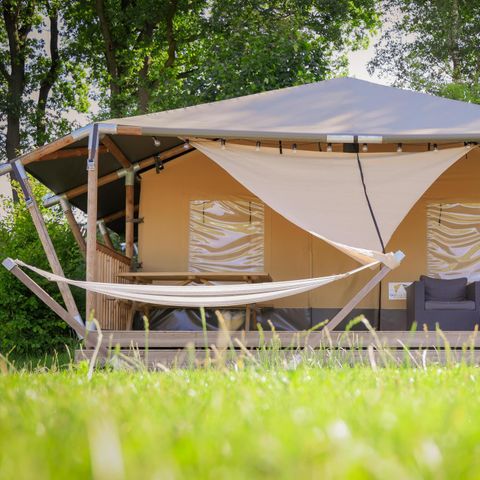 CANVAS AND WOOD TENT 6 people - Safari Cottage