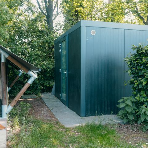 CANVAS AND WOOD TENT 4 people - Safari Cottage XS with private bathroom