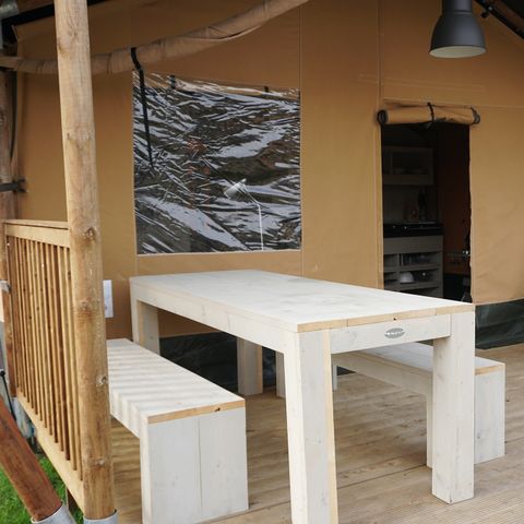 CANVAS AND WOOD TENT 6 people -  Villatent