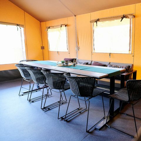 CANVAS AND WOOD TENT 8 people - Safari Cottage XL