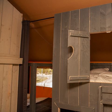 CANVAS AND WOOD TENT 8 people - Safari Cottage XL