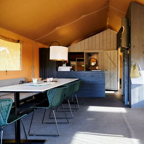 CANVAS AND WOOD TENT 6 people - Safari Cottage XL