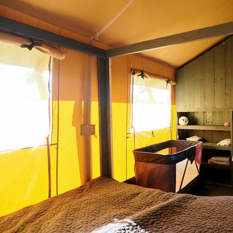 CANVAS AND WOOD TENT 6 people - Safari Cottage XL