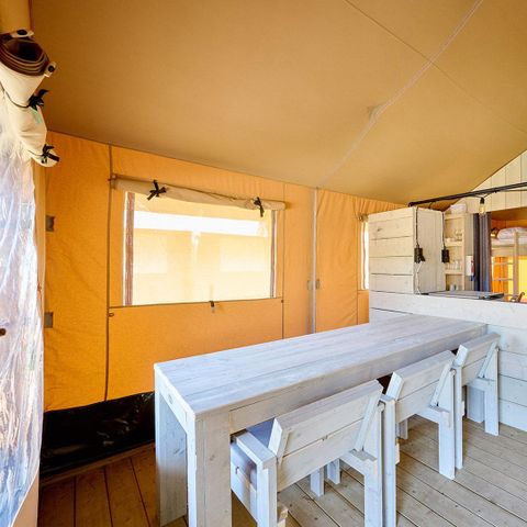 CANVAS AND WOOD TENT 6 people - Cottage