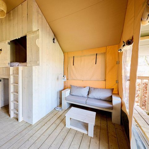 CANVAS AND WOOD TENT 6 people - Cottage