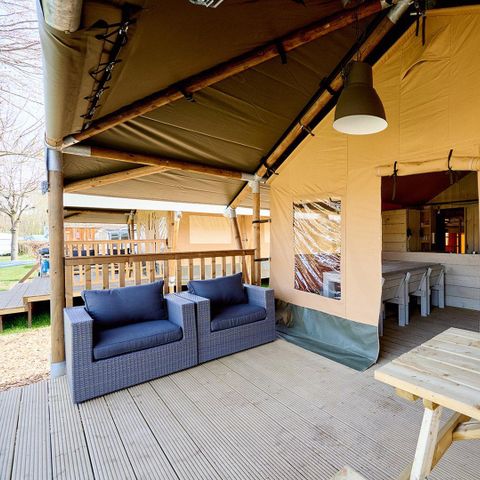 CANVAS AND WOOD TENT 6 people - Cottage