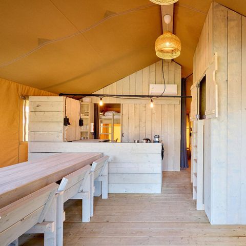 CANVAS AND WOOD TENT 6 people - Cottage