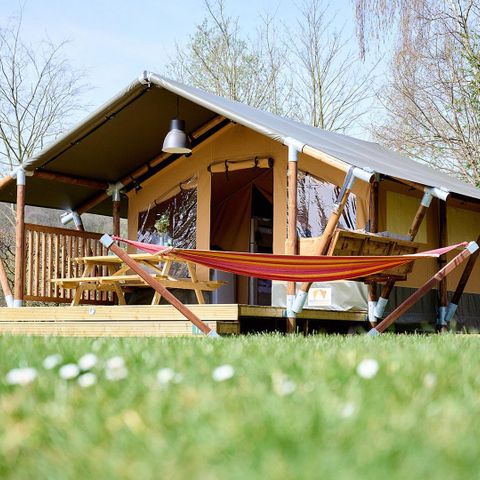 CANVAS AND WOOD TENT 2 people - Compact