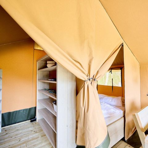 CANVAS AND WOOD TENT 2 people - Compact