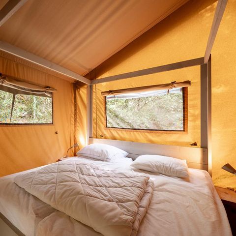 CANVAS AND WOOD TENT 6 people - Wood