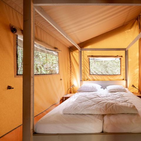 CANVAS AND WOOD TENT 6 people - Wood