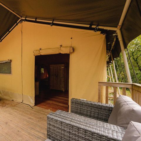 CANVAS AND WOOD TENT 6 people - Wood