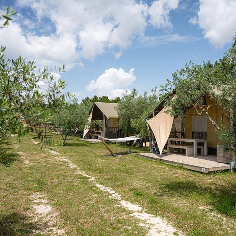 CANVAS AND WOOD TENT 6 people - Nomad