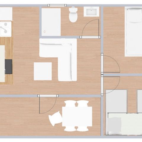 BUNGALOW 5 people - C. Paradise Comfort