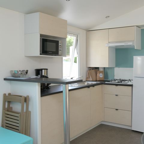 Mobile home 6 persons - Aqua (max 4 adults)