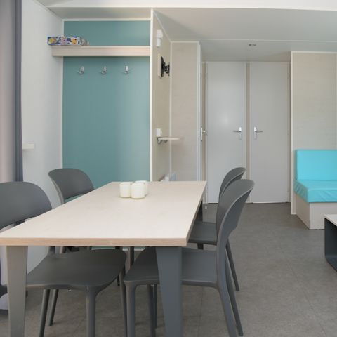 Mobile home 6 persons - Aqua (max 4 adults)