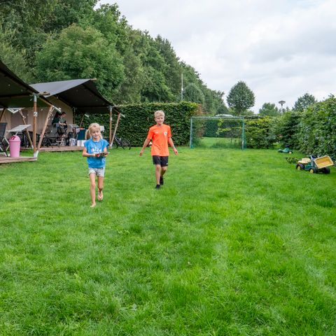 CANVAS AND WOOD TENT 6 people - including toilet