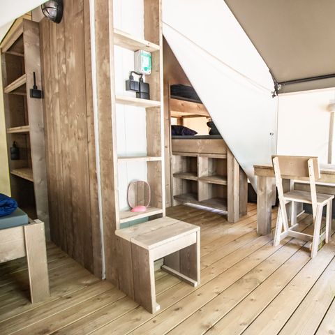 CANVAS AND WOOD TENT 4 people - Safari tent Comfort