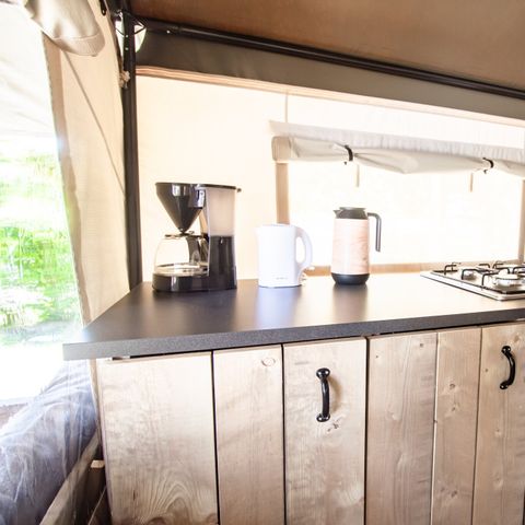 CANVAS AND WOOD TENT 4 people - Safari tent Comfort