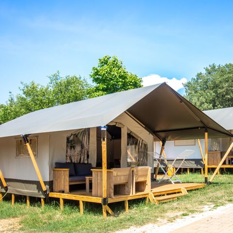 CANVAS AND WOOD TENT 4 people - Safari tent Comfort
