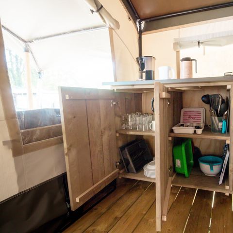 CANVAS AND WOOD TENT 5 people - Safari tent Comfort
