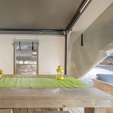 CANVAS AND WOOD TENT 5 people - Safari tent Comfort