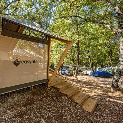 CANVAS AND WOOD TENT 5 people - Safari tent Bella Vista + airco (5P)