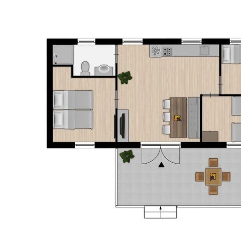 Lodge 6 persons - 2 (RP6A)