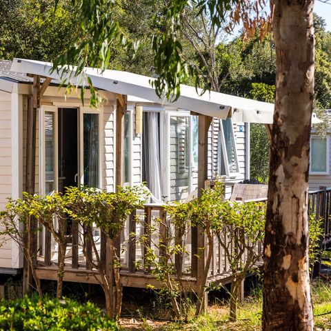 Mobile home 6 persons - Mobile-home | Comfort | 2 Bedrooms | 4/6 Pers. | Raised terrace | Air-con.