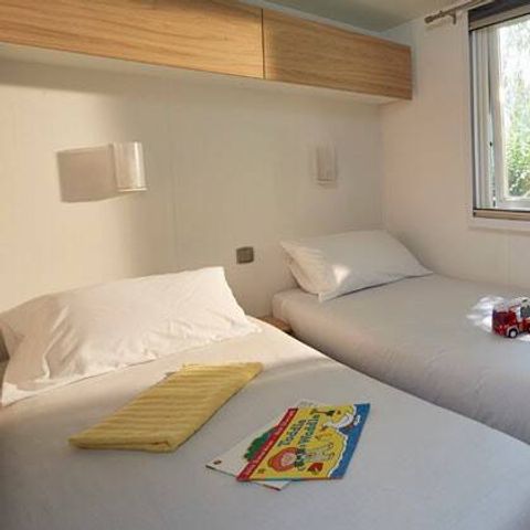Mobile home 6 persons - Mobile-home | Comfort | 3 Bedrooms | 6 Pers. | Raised terrace | Air conditioning