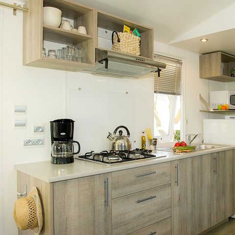 Mobile home 6 persons - Comfort XL | 2 Bedrooms | 4/6 Pers. | Partially or fully covered terrace