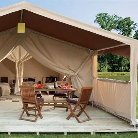 Tent 5 persons - Safari Tent | Safari Tent | 2 Bedrooms | 4/5 People | Single Terrace
