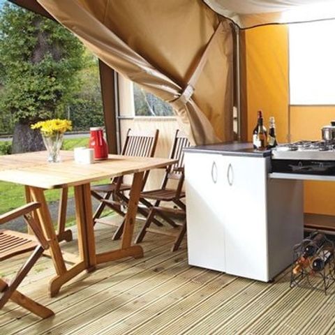 Tent 5 persons - Safari Tent | Safari Tent | 2 Bedrooms | 4/5 People | Single Terrace