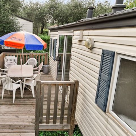 Mobile home 8 persons - Classic | 3 Bedrooms | 6/8 Pers. | Uncovered raised terrace
