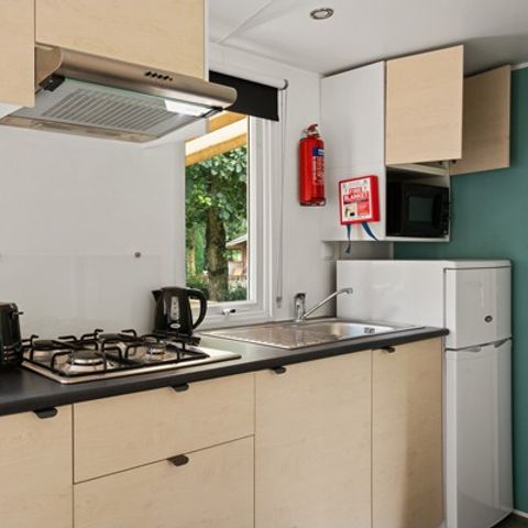 Mobile home 4 persons - Mobile-home | Comfort | 2 Bedrooms | 4 Pers. | Raised terrace