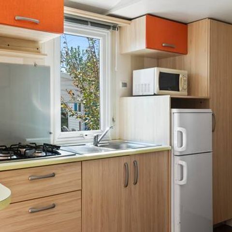 Mobile home 6 persons - Comfort | 2 Bedrooms | 4/6 Pers. | Raised terrace