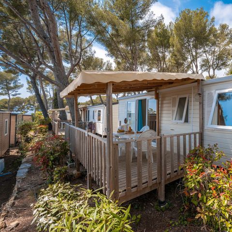 Mobile home 6 persons - Mobile-home | Premium Azure | 3 Bedrooms | 6 Pers. | Raised terrace | Air conditioning