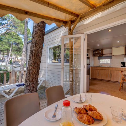 Mobile home 6 persons - Mobile-home | Premium Azure | 3 Bedrooms | 6 Pers. | Raised terrace | Air conditioning