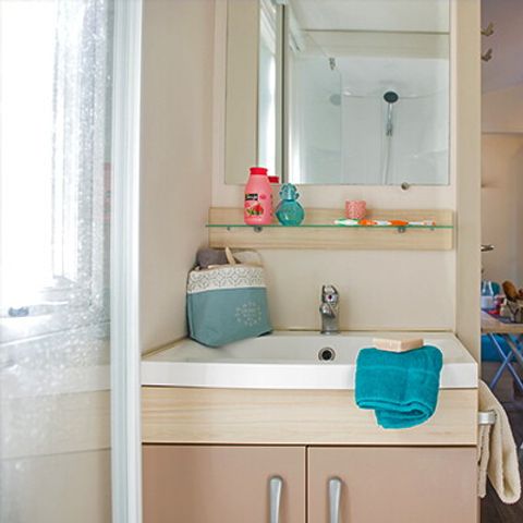 Mobile home 6 persons - Mobil-home | Classic XL | 2 Bedrooms | 4/6 Pers. | Uncovered raised terrace