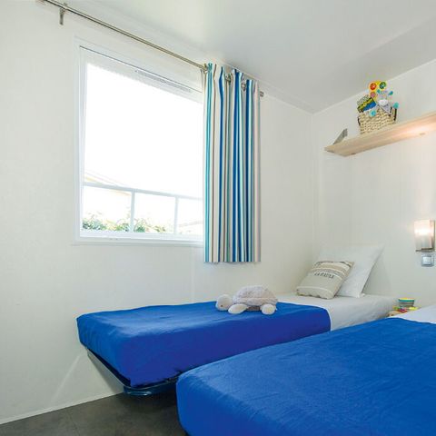 Mobile home 6 persons - Mobil-home | Classic XL | 2 Bedrooms | 4/6 Pers. | Uncovered raised terrace