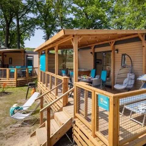 Mobile home 7 persons - Mobil-home | Ultimate Plus | 3 Bedrooms | 6/8 Pers | Terrace Lounge | 2 bathrooms | Air conditioning | TV | By Roan