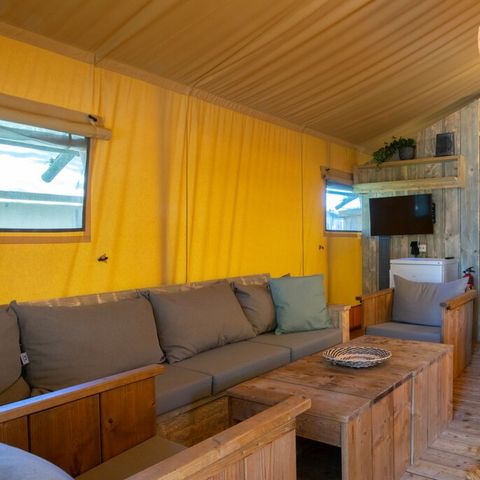 Canvas and wooden tent 6 persons - 6A