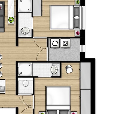 Bungalow 4 persons - 4C