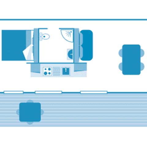 MOBILE HOME 4 people - Suite Lodge 2/4 1bed ***