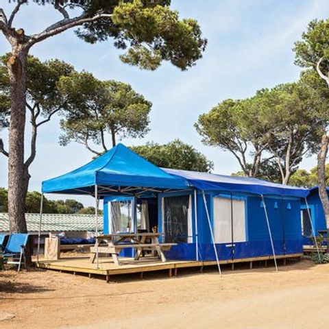 CANVAS AND WOOD TENT 5 people - Super Lodge Tent (without sanitary facilities)